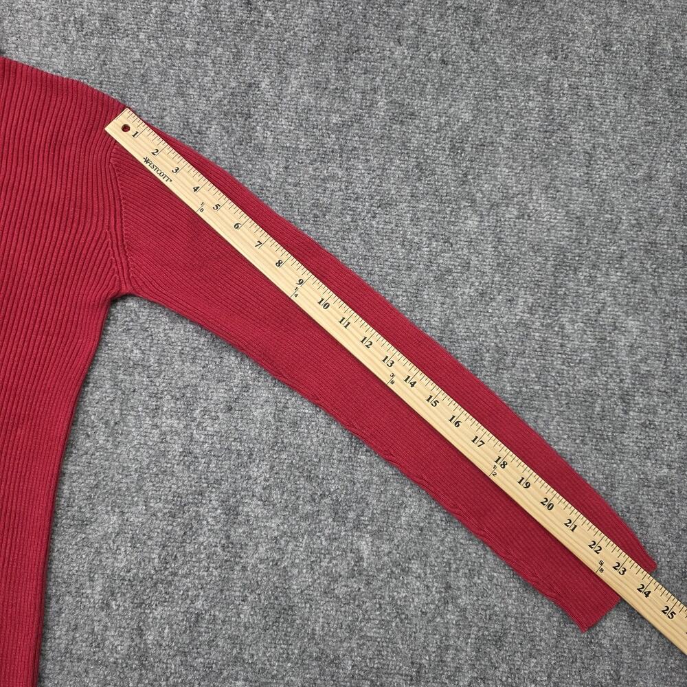 Vintage Disney Sweater Womens Medium Turtleneck Winnie The Pooh Piglet Snow 90s - Picture 9 of 15
